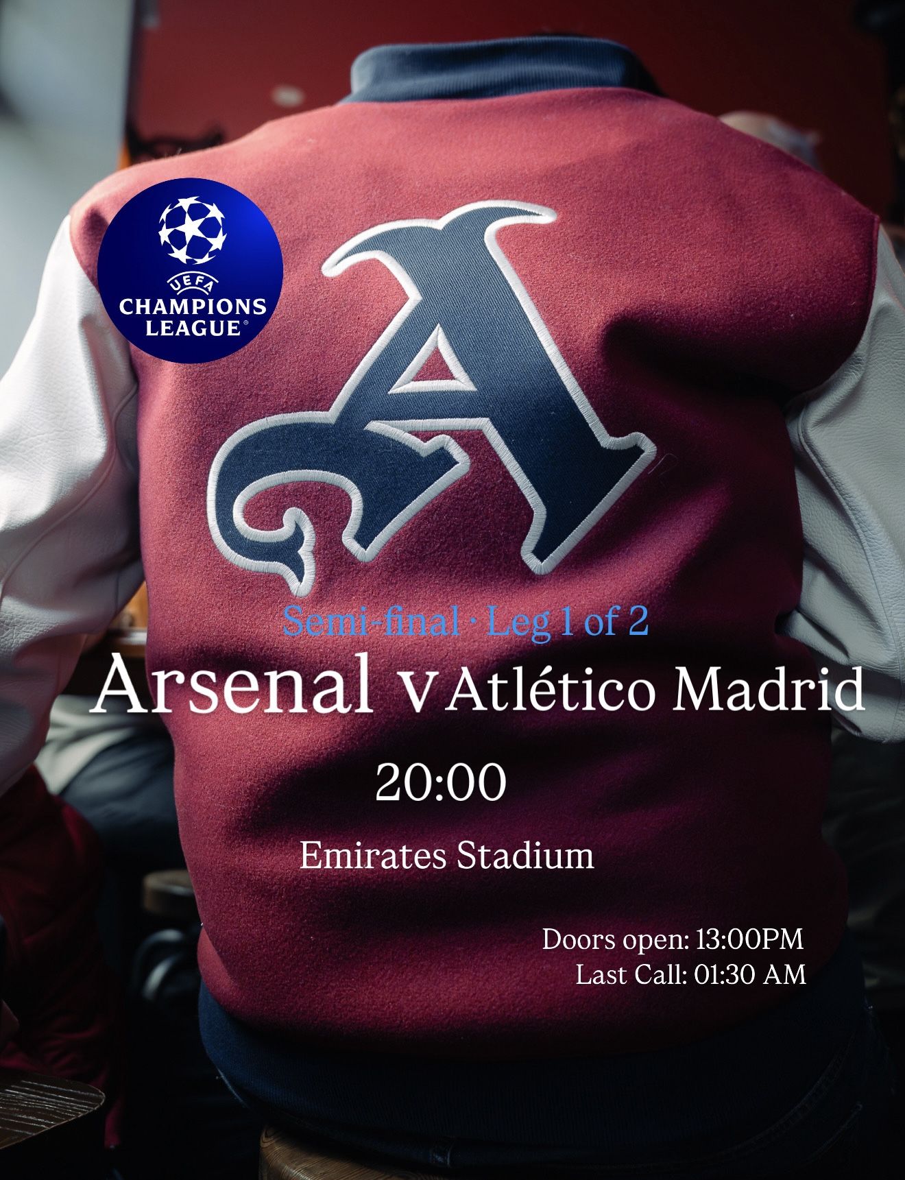 Arsenal vs Atlético de Madrid - UEFA Champions League Semi-Final – Second Leg 